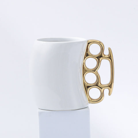 Ceramic Mug With Ring Handle