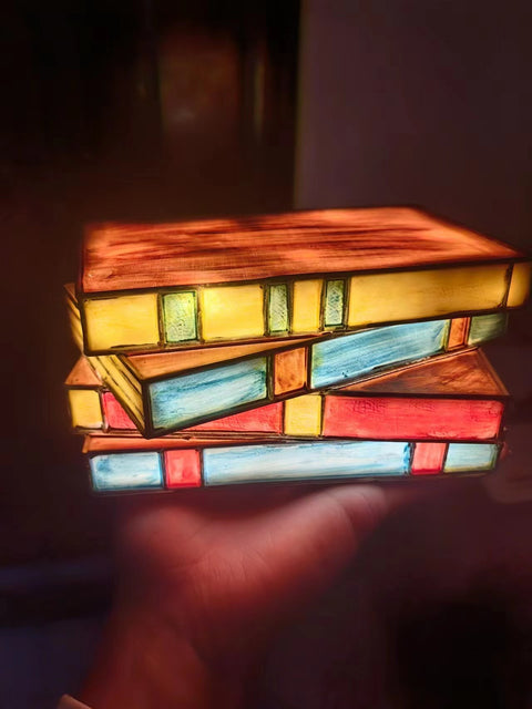 Books Theme Table Lamp
