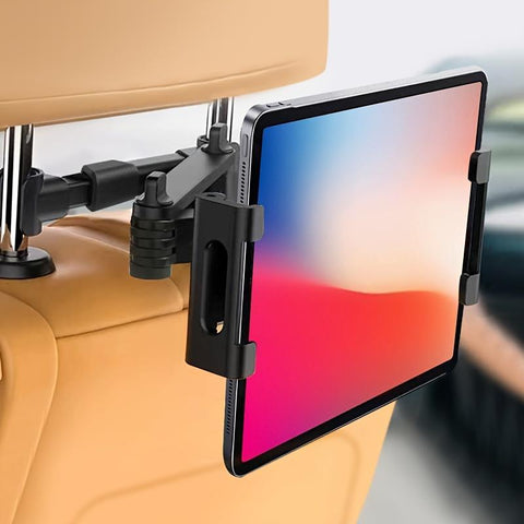 Car Headrest Tablet Mount, Car Headrest Tablet Holder, Seat Back Tablet Mount, Storage Holder for Tablet & Phone, Boyfriend Gift, Car Accessories
