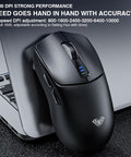 AULA SC580 Tri-Mode Wireless Gaming Mouse, 2.4G/BT5.0/USB-C, 10000 DPI Rechargeable Wireless Mouse, Gamer Mouse with 6 Programmable Buttons, Anti-Slip Stickers, Office Desktop Laptop PC Accessories Ergonomic Computer Mouse Bluetooth Budget Mouse Springtok