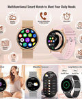 Multifunctional Smart Watch, Fashion Digital Watch with Multiple Sport Modes, Wireless BT Call Sports Smart Watches for Women Gift