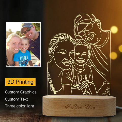Custom Photo 3D Stereo Light