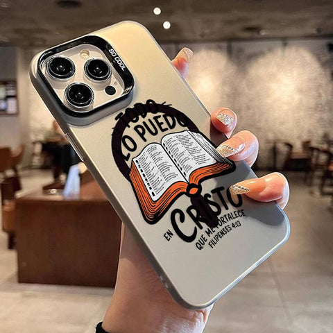 Bible Verse Aesthetic Christian Pattern Magnetic Phone Case for Iphone 15 16 14 Pro Max 13 12 11 XR XS plus Shockproof Non Slip Military-Grade Protection Slim Cover Cellphone Protective Casing