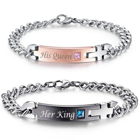 King Queen Couple's Bracelet