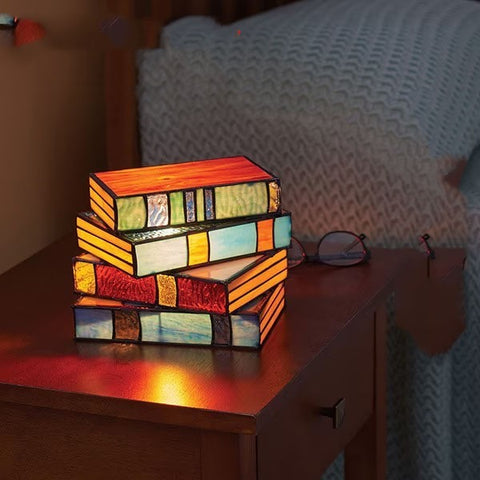 Books Theme Table Lamp