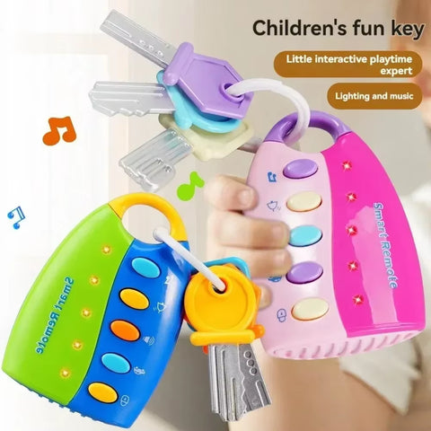 Baby Early Education with Lights and Music Simulation Car Key Simulation Car Sound Effect Early Education Educational Fun Toys