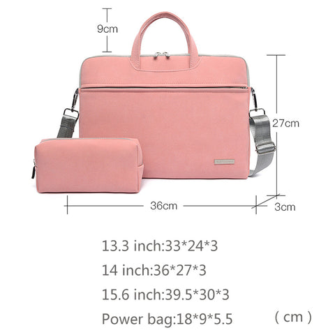 PU Leather Women Laptop Bag