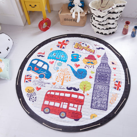 Round Floor Crawling Mat for Babies