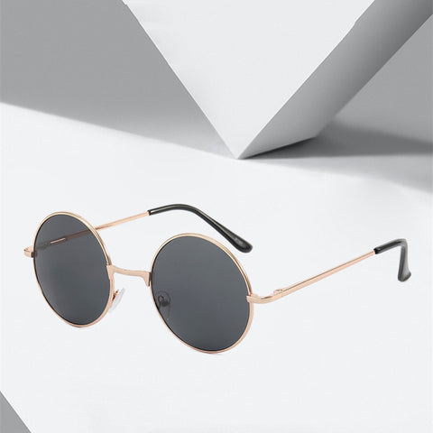 Retro Round Frame Sunglass