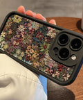 Wildflower Wonderland Pattern TPU Phone Case for Iphone 15 16 14 Pro Max 13 12 11 XR XS plus E Shockproof Full Camera Protection Durable Slim Silicone Cover Cellphone Protective