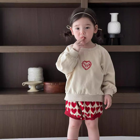 Baby Two-piece Sweater and Shorts Set