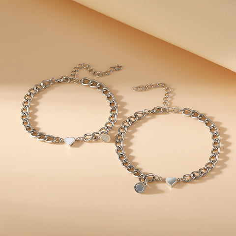Magnet Suction Couple's Bracelet