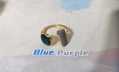 Geometric Dripping Ring