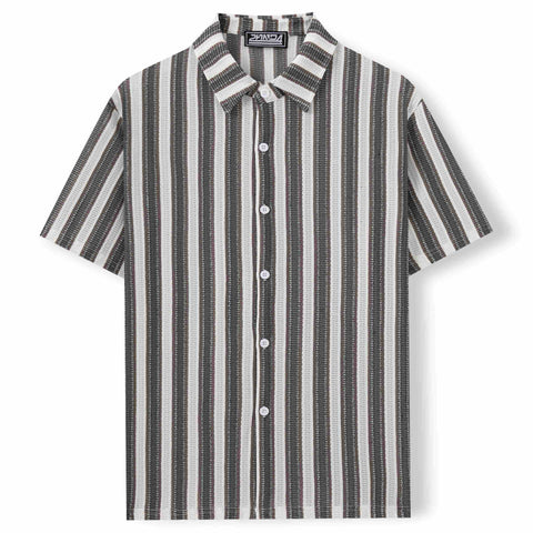 Men's Beach Casual Striped Shirt