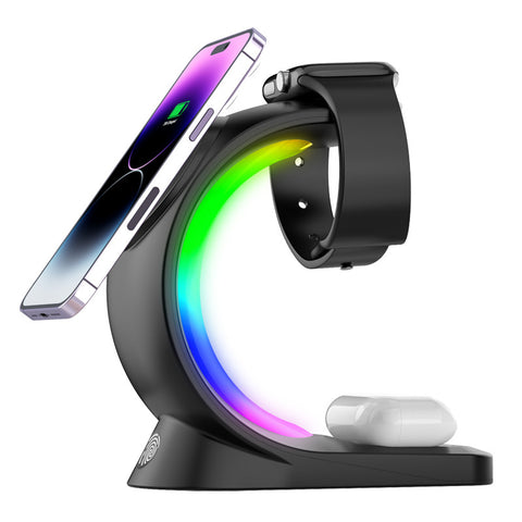 RGB Magnetic Wireless Charging Station