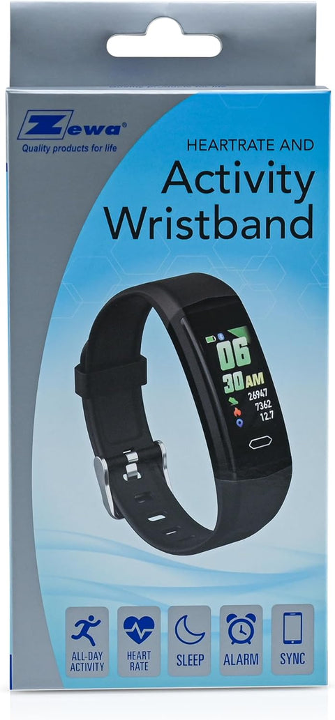 ® Fitness Activity Tracker, Heart Rate Monitor, Free Pro App, Step Counter, Sleep Tracker, Remote Camera Support, Notifications & Alarms, Weather Data Display, Find Phone Feature