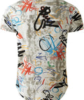 Mens Hipster Hip Hop Short Sleeve Print T-Shirt Shirts Men