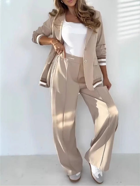 Women’s 2-Piece Coat & Pants Suit