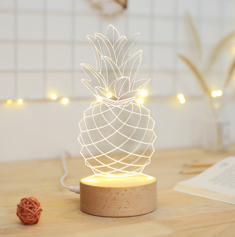 Bedside Pineapple Style Table Lamp