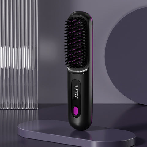 Cordless Hair Straightener Brush
