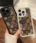 Wildflower Wonderland Pattern TPU Phone Case for Iphone 15 16 14 Pro Max 13 12 11 XR XS plus E Shockproof Full Camera Protection Durable Slim Silicone Cover Cellphone Protective