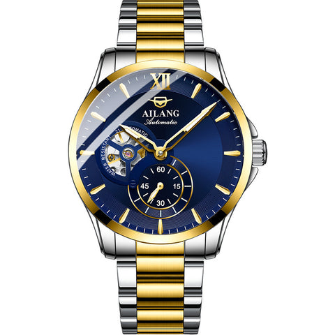Men’s Hollow-Out Mechanical Waterproof Watch