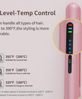 Mother'S Day 2025 Mini Portable Cordless Rechargeable USB Clipper Bangs Curl Straight Dual Purpose Dormitory Available Small Hair Straightener Comfort Pink Hair Curler