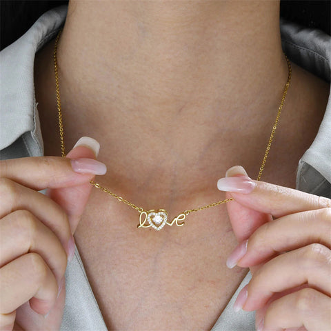 'Love' Pendant Necklace
