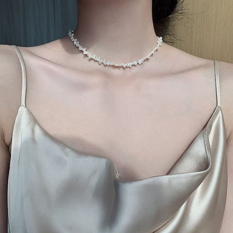 Pearl Choker Style Necklace