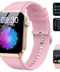 [Mother'S Day] Ntaanoo 1.85" Fashion Touch Screen Smart Watch, Digital Smart Watches with Call Function 100+ Sports Modes Dly Watch Dials Messages Reminder Multifunctional Smartwatch for Men Women