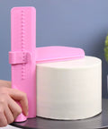 Cake Scraper Smoother Adjustable Fondant Spatulas Cake Edge Smoother Cream Leveling Device DIY Baking Tools Cakes Pastry Spatula