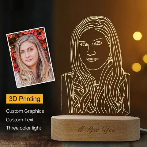 Custom Photo 3D Stereo Light