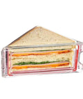 Triangle Bakery Packaging Small Sandwich Box Triangle Sandwich Containers Reusable Sandwich Bags Preservation Box for Schoolbag