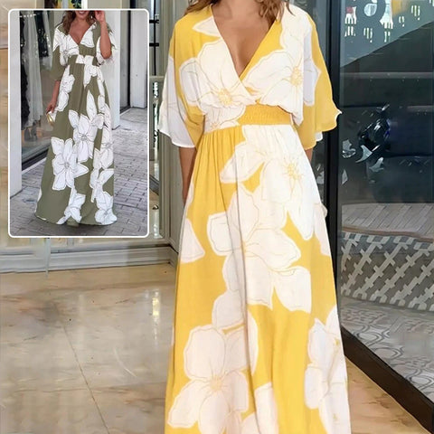Floral Print Maxi Dress