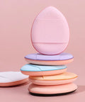10Pcs Mini Finger Puff Foundation Small Air Cushion Powder Sponge Face Concealer BB Cream Cosmetic Applicator Makeup Tools
