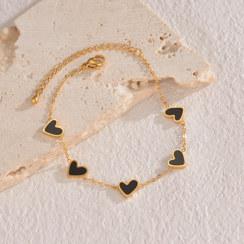 Women's Heart Charm Bracelet