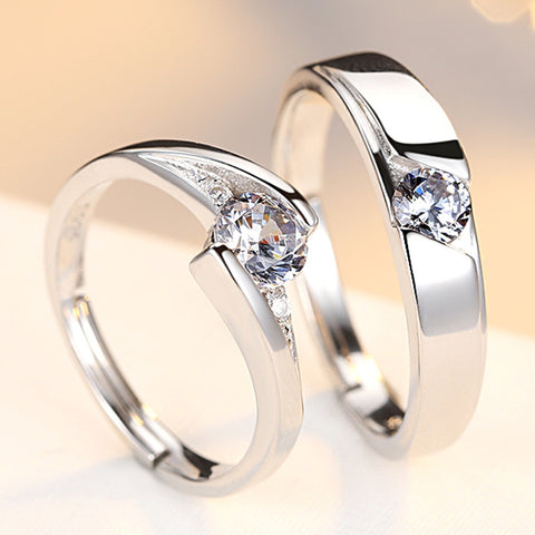 Diamond Couple Promise Ring