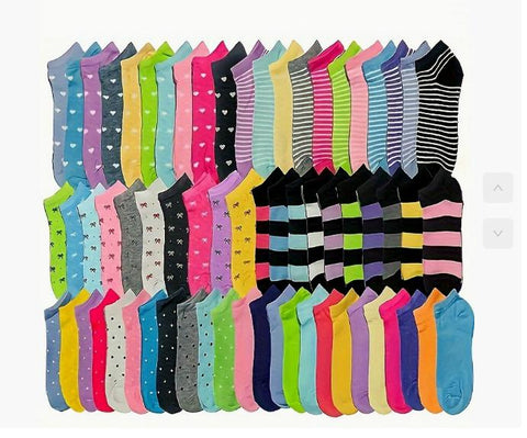 Candy-Colored Ankle Socks