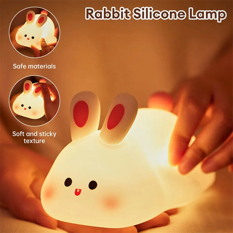 Touch Sensor Silicone LED Night Light Lamp