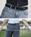 Mens Belts Womens Belts 2 Pack, Stretch Belts Elastic Braided Belts for Casual 1 3/8" (35Mm)