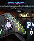 Wireless Controller for PS5 with LED RGB Light, Compatible with Playstation 5 /Playstation 4 /Playstation 3 /Switch/ PC