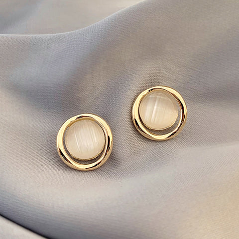 Opal Stud Earrings