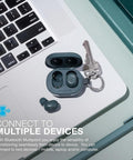 Jlab Jbuds Lux ANC & Mini Sage Gift Set, 1 Set of Earbuds + Headphones