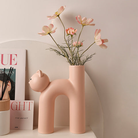 Cute Cat Vase