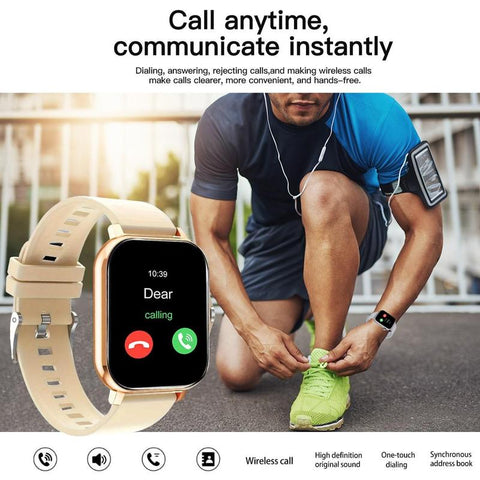 Multifunctional Smart Watch, Fashionable Digital Watch with Heart Rate Monitoring and Sleep Tracking, Sports Watch with Multiple Sports Modes for Women & Men, Wearable, Wireless