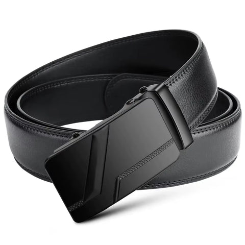 Fashion Business Men'S Belts, Authentic Luxury Brand Belts, Metal Buckles, High-Quality Soft Belts
