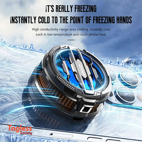 CX07 Magnetic Phone Cooler – AI Smart Phone Cooling Fan for All Smartphones & Tablets