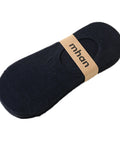 10 Pieces = 5 Pairs Invisible Men Socks Cotton Summer Sports Silicone Anti-Skid Men Socks Solid Boat Socks