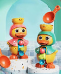 Kids Shower Bath Toys Cute Duck Bathtub Toys for Toddlers 1-4 Years Old with Rotating Water Wheels Bathroom Power Suction Water