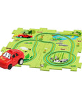 Flexible Railway Track Rail Car Puzzel Toy DIY Assemble Jigsaw Parent-Child Interaction Toy Electric Track Car Puzzle Toys Gifts